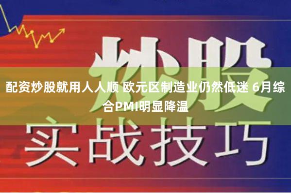 配资炒股就用人人顺 欧元区制造业仍然低迷 6月综合PMI明显降温