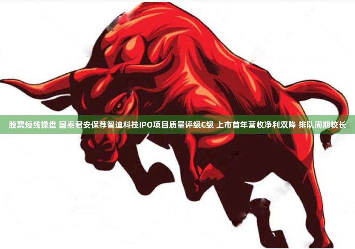 股票短线操盘 国泰君安保荐智迪科技IPO项目质量评级C级 上市首年营收净利双降 排队周期较长