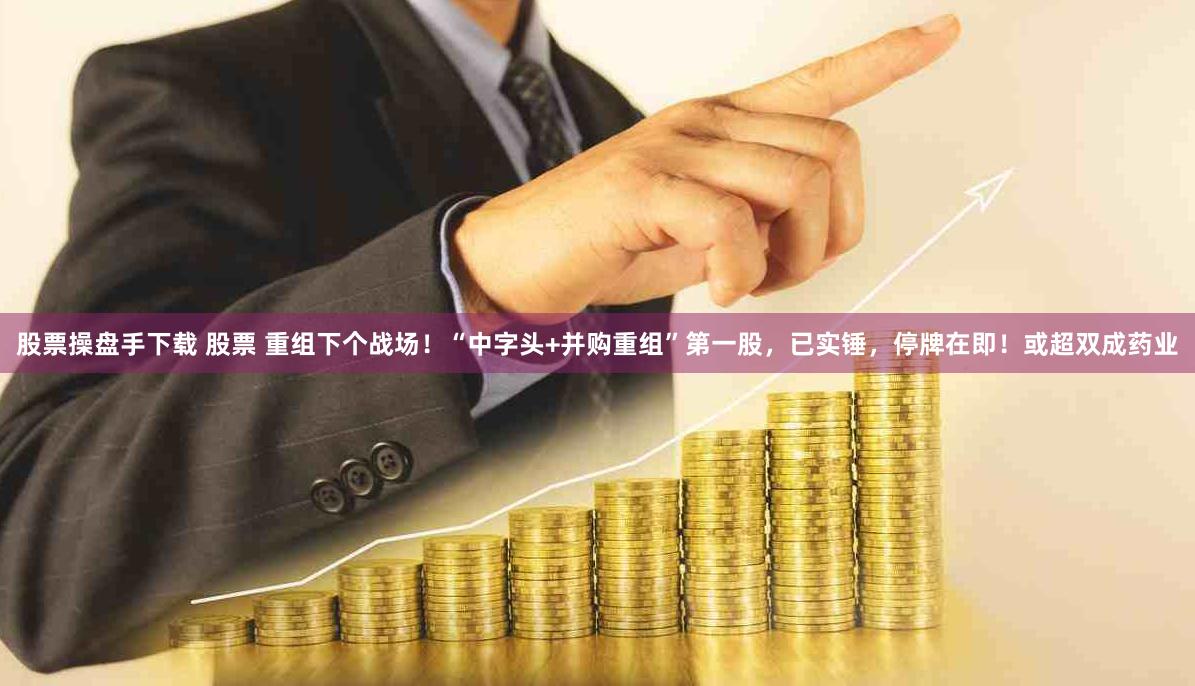 股票操盘手下载 股票 重组下个战场！“中字头+并购重组”第一股，已实锤，停牌在即！或超双成药业