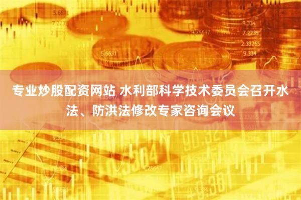 专业炒股配资网站 水利部科学技术委员会召开水法、防洪法修改专家咨询会议